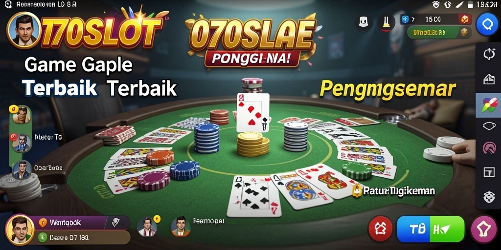 Screenshot gameplay Gaple di 070SLOT yang menarik dan interaktif.