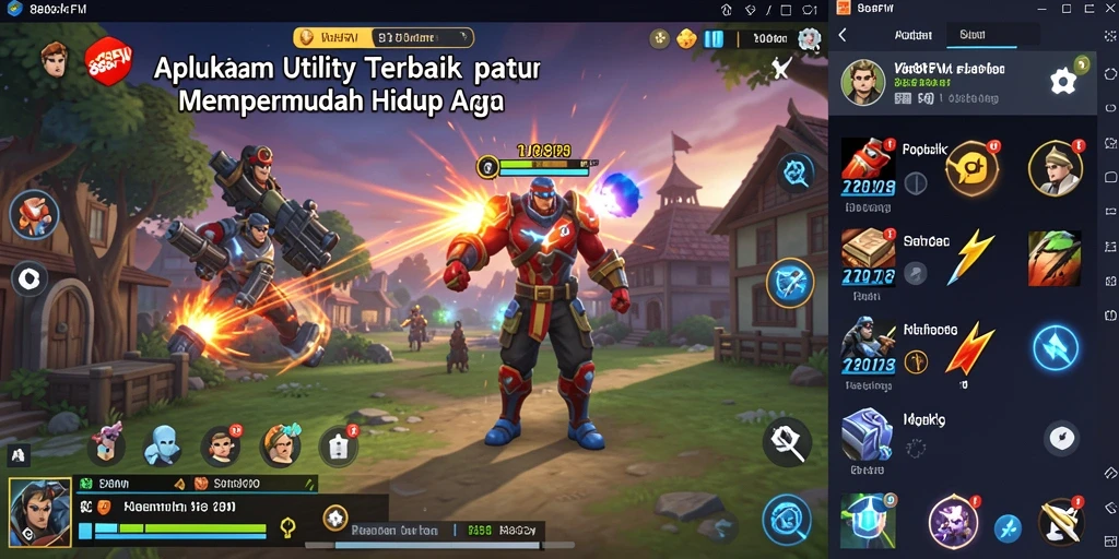 Screenshot utama 888FW dengan tampilan antarmuka aplikasi Utility.