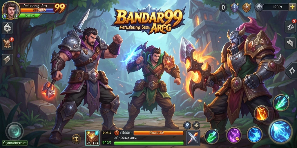 Screenshot gameplay BANDAR99 menampilkan pertarungan seru dalam dunia ARPG yang menawan.