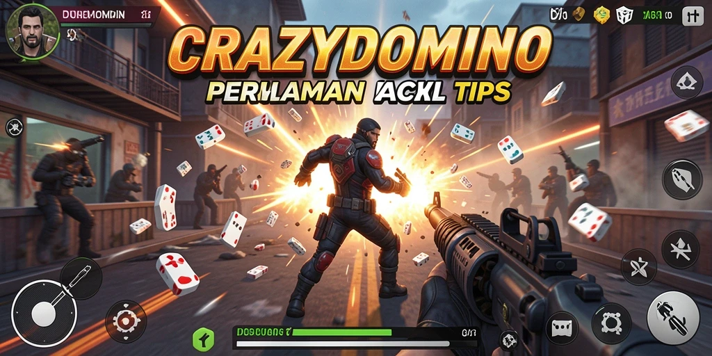 Tampilan menarik saat bermain CRAZYDOMINO dengan aksi TPS yang mendebarkan.