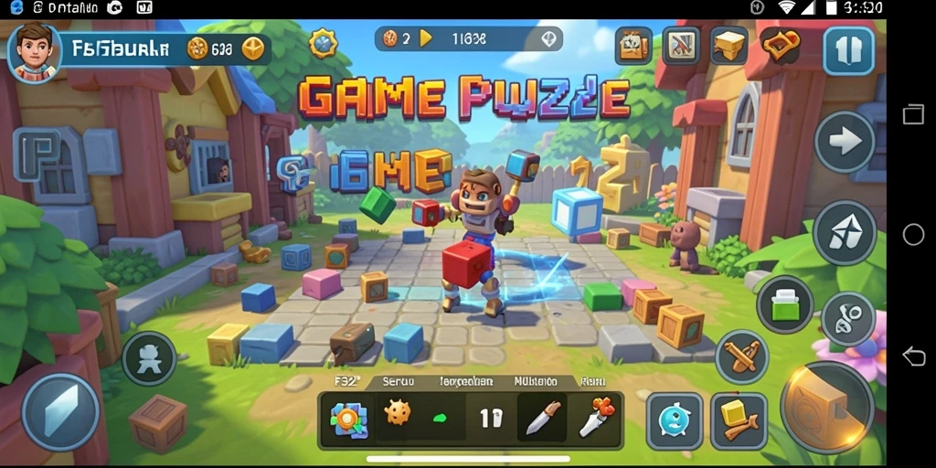 Tampilan gameplay seru dari F32 yang menantang pemain.