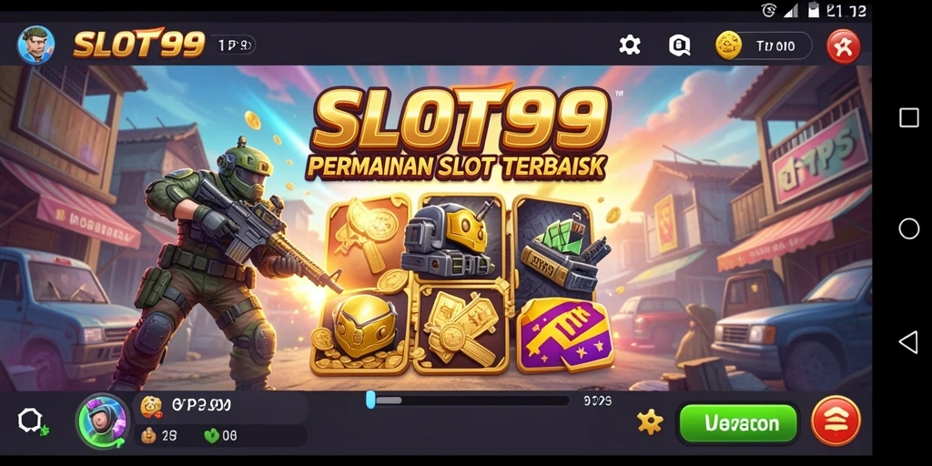Screenshot utama SLOT99 menampilkan gameplay seru dan menantang di kategori TPS.