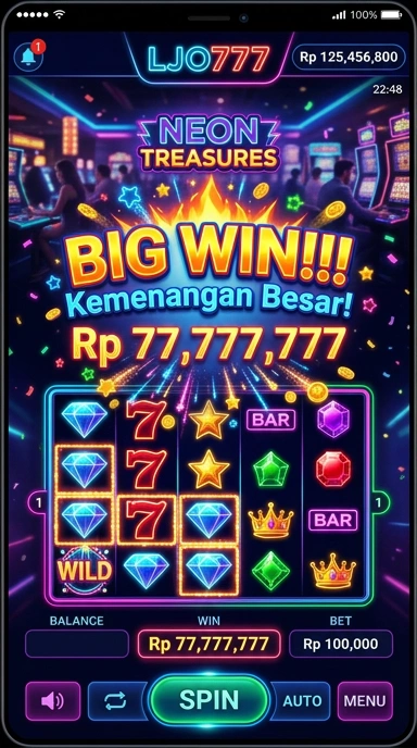 Screenshot proses unduh aplikasi di ljo777.